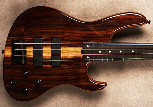 Eye-Catching Colourful Electric Bass Strings by Alice A609C